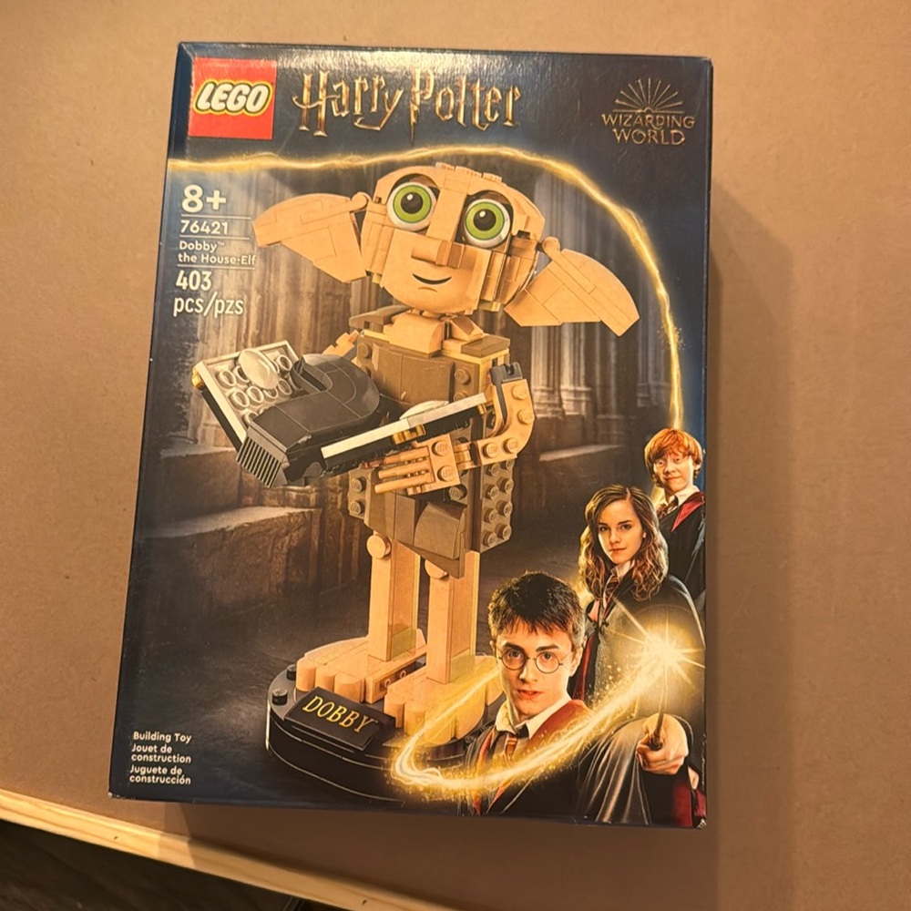 Harry Potter Dobby Lego set never opened